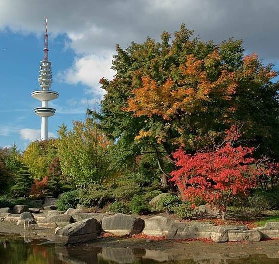 Чудесный парк «Planten un Blomen» в Гамбурге